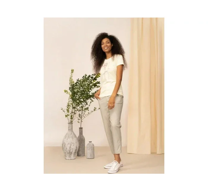 Dámske nohavice OTHAW22TTROF044-83S béžové - Outhorn