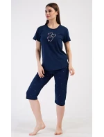 Dámské domácí šaty s tříčtvrtečním rukávem model 21059941 - Vienetta