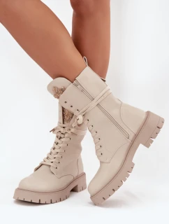 Šnurovanie vyšší model 216648 Krok v štýle