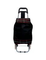 NÁKUPNÝ VOZÍK NA KOLIESKACH S RÁMOM 31L ČIERNY NÁKUPNÝ VOZÍK NA KOLIESKACH S RÁMOM 31L ČIERNY