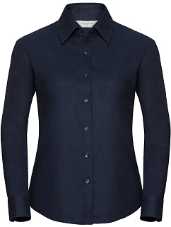 Russell Athletic 932F Blúzka Oxford s dlhými rukávmi 11.932F jasne modrá