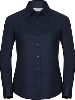 Russell Athletic 932F Blúzka Oxford s dlhými rukávmi 11.932F jasne modrá