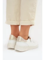 Kožené dámské polobotky se zipem Bíloblaté Dorothea Kožené dámské polobotky se zipem Bíloblaté Dorothea