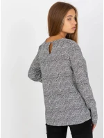 Blúzka D73771M10971AEN čiernobiela