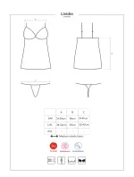 Elegantní košilka model 8349435 chemise - Obsessive