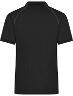 JN Pánské piqué polo se zipem 02. black/black model 22538313 - Daiber