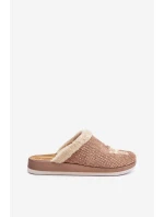 Dámské Pantofle S  Béžové model 21677364 - Inblu