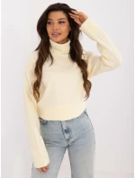 Sweter AT SW  jasny żółty model 20459079 - FPrice