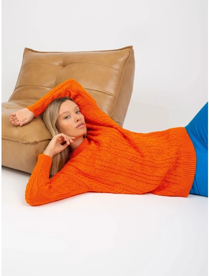 Dámsky sveter LC SW 8010 oranžový