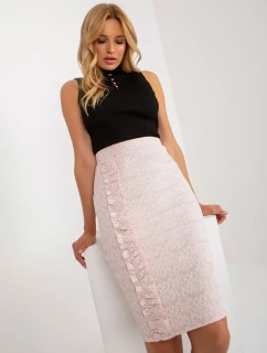 Spódnica LK SD model 18625279 jasny różowy - FPrice