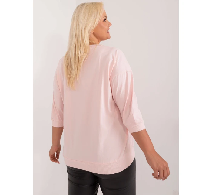 Blúzka RV BZ 9540.23X svetlo ružová