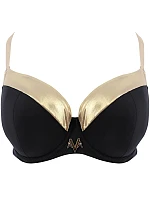 Dámsky vrchný diel plaviek SK 178 Black with gold - AVA