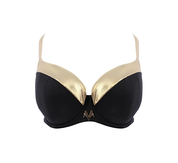 Dámsky vrchný diel plaviek SK 178 Black with gold - AVA