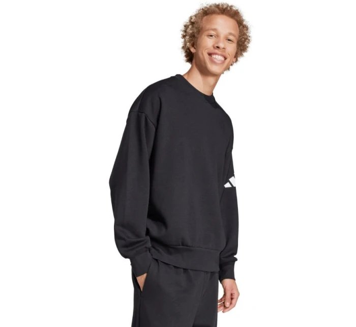 Pánská mikina Essentials Loose Fit 3 Logo černá pánská model 21493288 - ADIDAS Pánská mikina Essentials Loose Fit 3 Logo černá pánská model 21493288 - ADIDAS