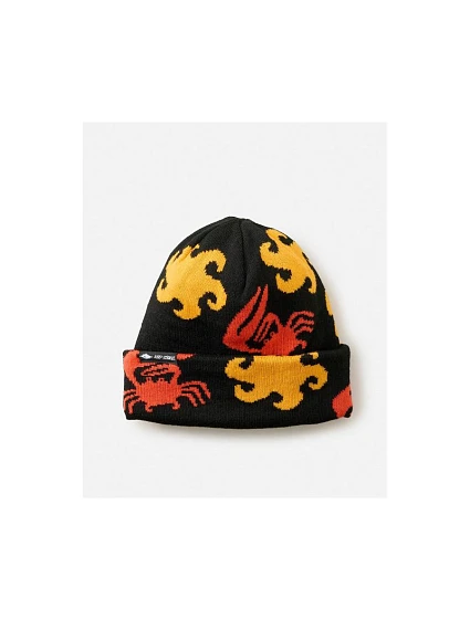 Čiapka RIP CURL FUN TIMES BEANIE – BOY, čierna Čiapka RIP CURL FUN TIMES BEANIE – BOY, čierna