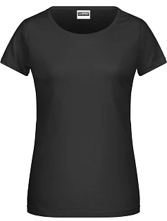 8007 Dámské tričko z bio bavlny model 22415354 black - Daiber