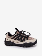 Sneakersy Dziecięce Ze Ściągaczem Beżowe Nanelita