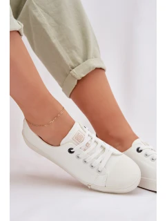 Dámské tenisky z eko kůže Big Star model 22009829 Bílé - Big Star Shoes