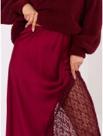 Sukňa MI SD 3287.36 bordová