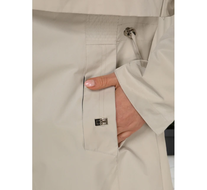 Dámska prechodná bunda parka béžová FashionStreet TY5557