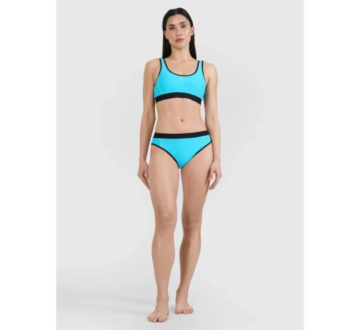 Dámske bikiny so stredne vysokým pásom 4F 4FWSS25UBKBF078-33S