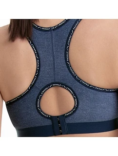 PanAlp Delta Top športová podprsenka s výstužou DeltaPad 5562 jeans - Active