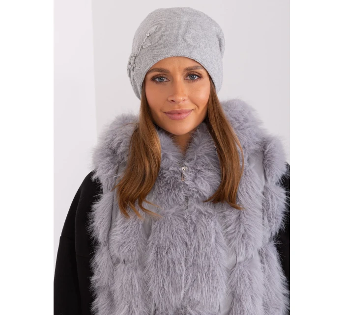 Czapka AT CZ model 18990779 szary - FPrice