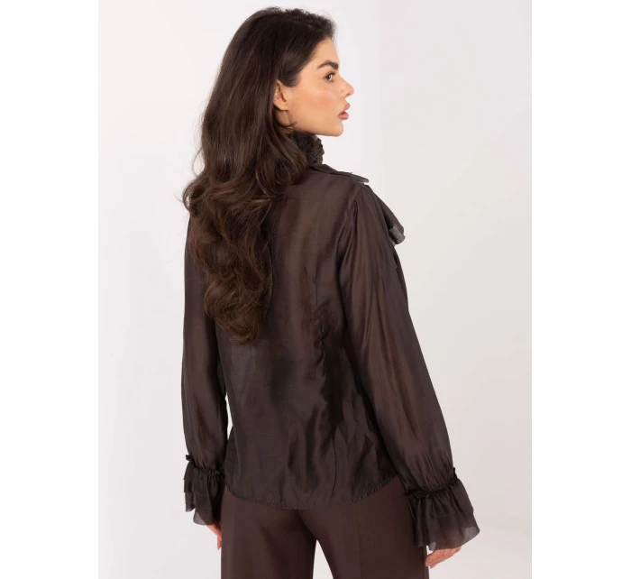 Koszula IT KS model 21795610 ciemny brązowy - FPrice Koszula IT KS model 21795610 ciemny brązowy - FPrice