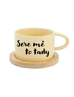 SERE ME THIS WAY - žltý pohár na makrónky 200 ml SERE ME THIS WAY - žltý pohár na makrónky 200 ml