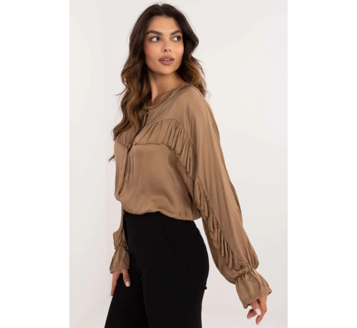 Košeľa s dlhým rukávom model 201354 Och Bella Košeľa s dlhým rukávom model 201354 Och Bella