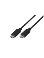 Kábel Lanberg CA-CMCM-10CU-0010-BK (USB typ C - USB typ C ; 1 m; farba čierna)