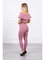 Sada s volánikom tmavo ružová Sada s volánikom tmavo ružová