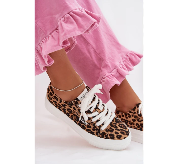 Dámské tenisky na platformě O`NEILL SPINNA C WOMEN LOW 90261009.92A Leopardí vzor