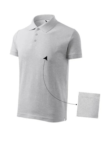 Bavlnená pánska polokošeľa svetlosivá Bavlnená pánska polokošeľa svetlosivá