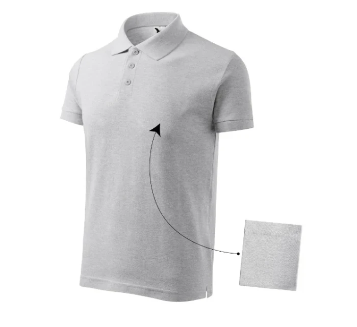 Bavlnená pánska polokošeľa svetlosivá Bavlnená pánska polokošeľa svetlosivá