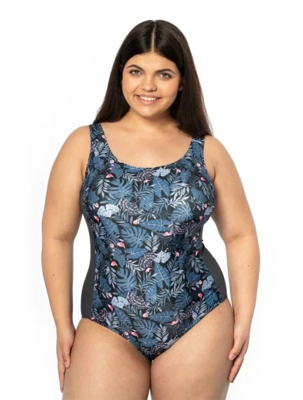 Zoštíhľujúce jednodielne plavky Crete D-3300 - Spin