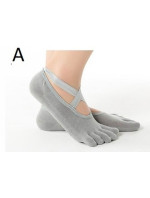 Prstové dámské ponožky na jógu