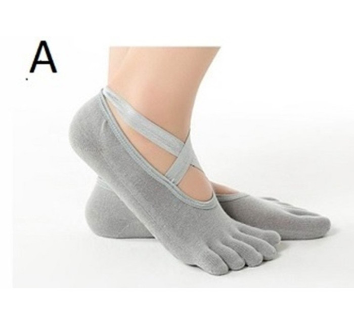 Prstové dámské ponožky na jógu