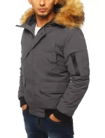 Pánská zimní bunda tmavě šedá Dstreet model 21963913 - FashionStreet