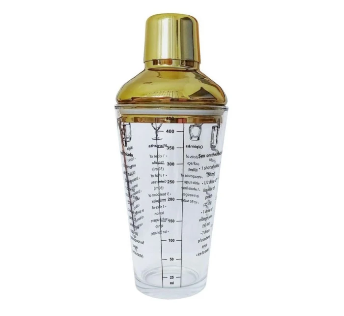 SKLENENÝ KOKTAILOVÝ ŠEJKER 450 ML ALPINA