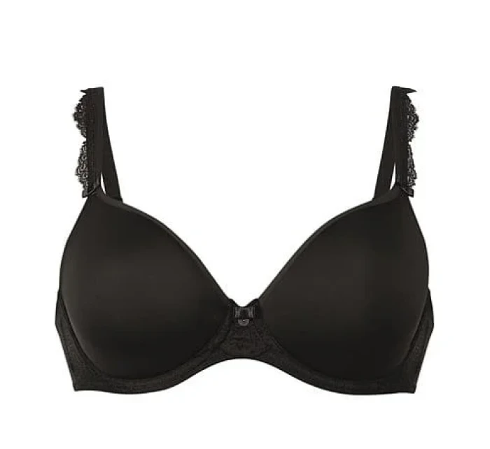 Podprsenka s kosticami Selma s dištančnými košíčkami 5637 čierna - RosaFaia