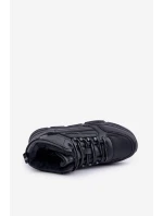 Sneakersy Męskie Ocieplane Big Star OO174587 HI-POLLY SYSTEM Czarne Sneakersy Męskie Ocieplane Big Star OO174587 HI-POLLY SYSTEM Czarne