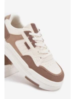 Sneakersy Na Platformie Big Star OO274A151 Ciemnobeżowe Sneakersy Na Platformie Big Star OO274A151 Ciemnobeżowe