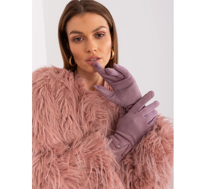 Rękawiczki AT RK model 19161957 fioletowy - FPrice