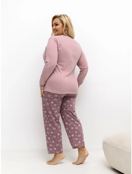 Piżama DU PI FP model 21766300 jasny różowy - FPrice Piżama DU PI FP model 21766300 jasny różowy - FPrice