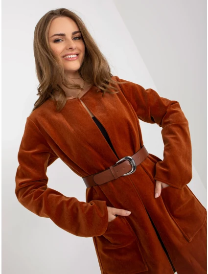 Dámský přehoz LK NA model 17624262 světle hnědý - FPrice Dámský přehoz LK NA model 17624262 světle hnědý - FPrice