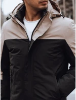 Pánská zimní bunda s kapucí černá Dstreet model 21980729 - FashionStreet