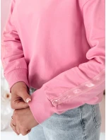 Dámská jednobarevná mikina růžová Dstreet model 21985696 - FashionStreet