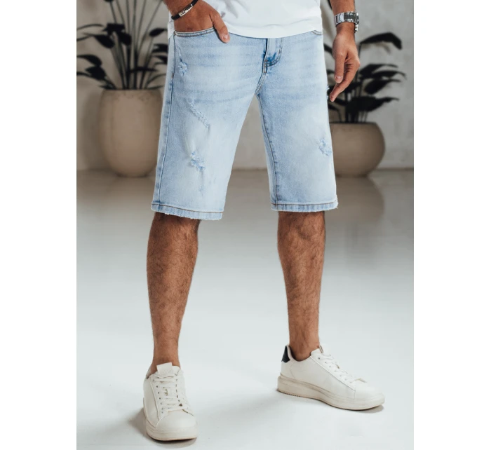 Pánske modré džínsové šortky FashionStreet SX2566