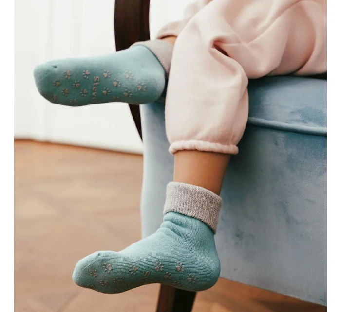 Skarpety Cotton Candy ABS dziecięce model 16235407 - Steven Skarpety Cotton Candy ABS dziecięce model 16235407 - Steven